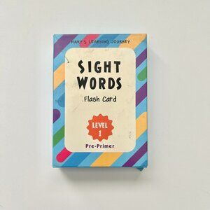Mary's Learning Journey Sight Words Flash Cards Level 1 Pre-Primer